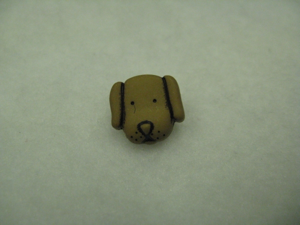 Puppy Head - brown - 3/8"